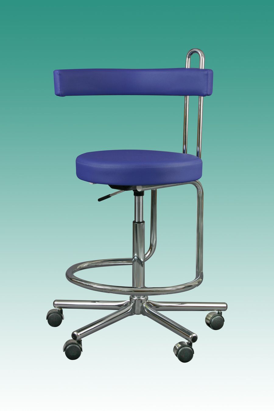 Lékařská otočná židle (sedák) s područkou F369/0 s područkou